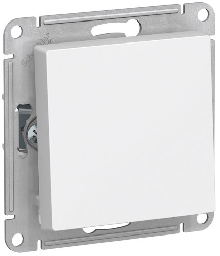 Переключатель без рамки Systeme Electric AtlasDesign Aqua 1-кл. проходной IP44 белый картинка